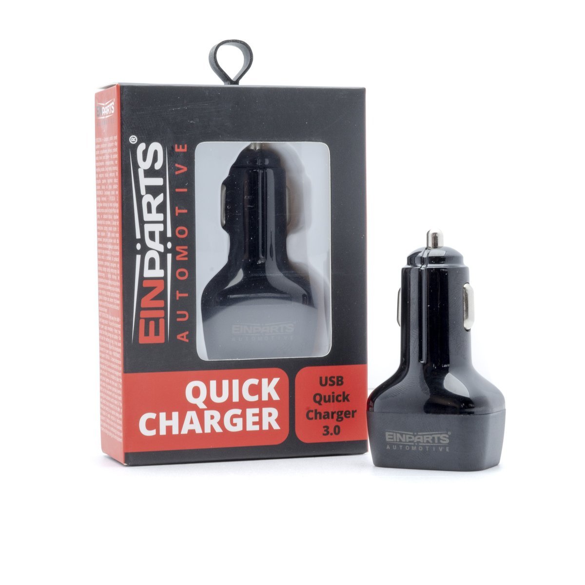 EINPARTS ŁADOWARKA SAMOCHODOWA QUICK CHARGE 3.0 PD PPS DO SMARTFONÓW 12V