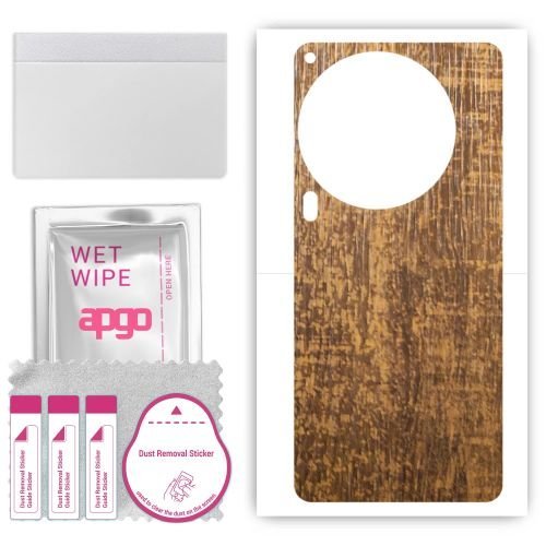 folia naklejka skórka strukturalna na TYŁ do Tecno Camon 30 Premier 5G - Drewno Dąb Stary - apgo SKINS