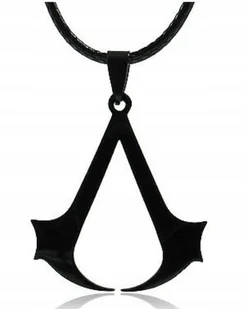 Naszyjnik wisiorek Assassin Creed czarny prezent streetwear Y2K - Wisiorki - miniaturka - grafika 1