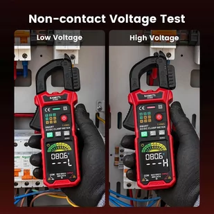 KAIWEETS KC602 Smart Digital Clamp Meter, 6000 Counts True-RMS, Auto Range, AC/DC Current, NCV Detection Function - Multimetry - miniaturka - grafika 7