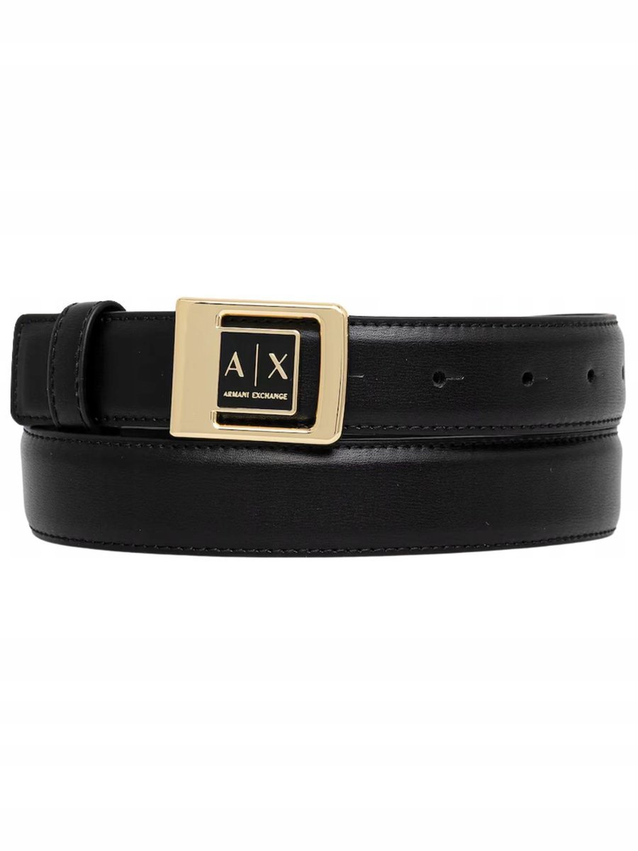 Pasek damski Armani Exchange XW001202 AF15326 czarny - Belt: 75