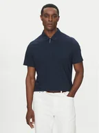 Koszulki męskie - Michael Kors Polo CS552HOHFK Granatowy Regular Fit - miniaturka - grafika 1