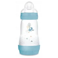Kubki dla dzieci - MAM Perfect Start Butelka antykolkowa 2m+ 260ml niebieska - miniaturka - grafika 1