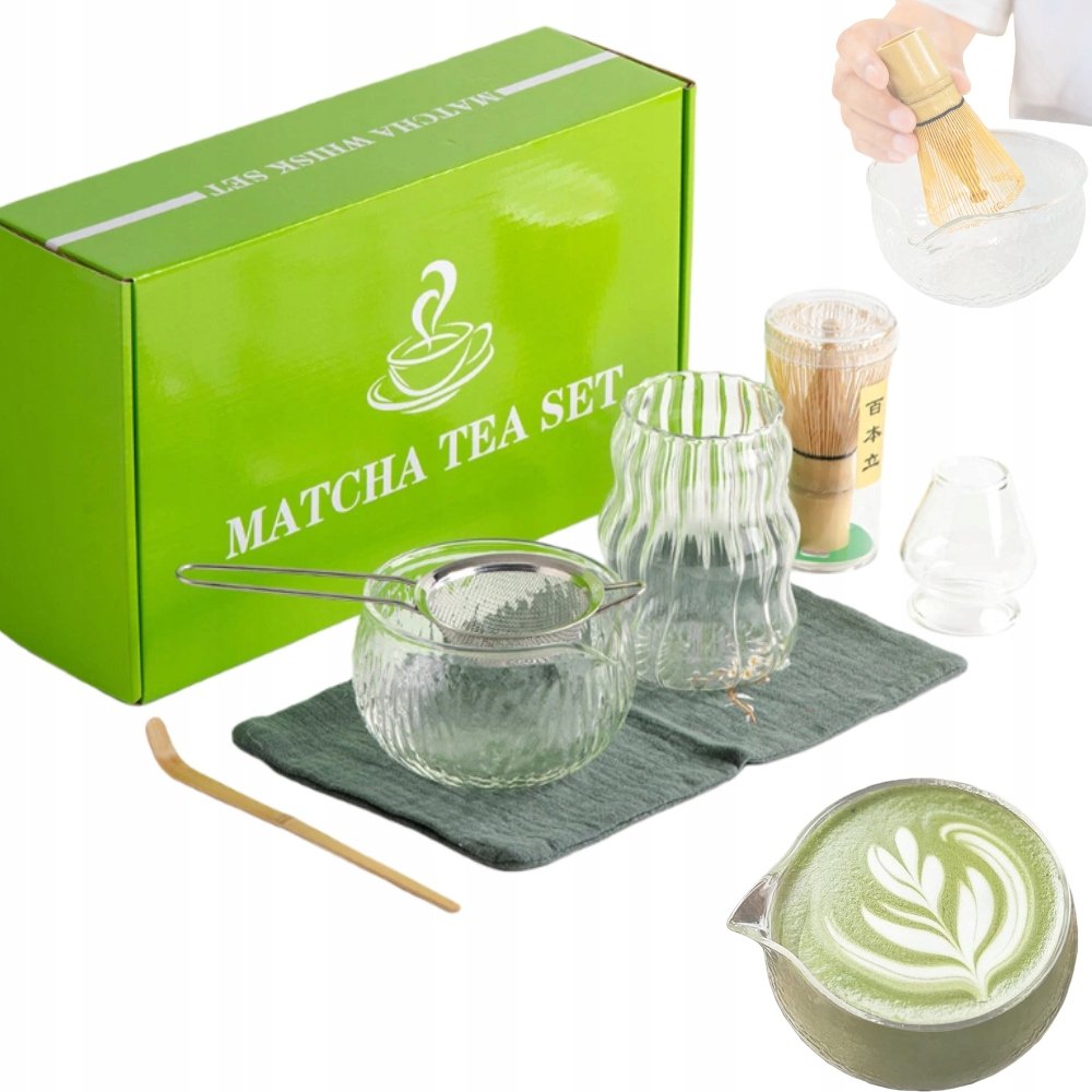 Prezentowy Do Herbaty Matcha Dla Miłośników Matchy 7SZT