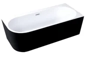 Wanny - Wanna wolnostojąca Corciano Crete Prawa Czarna 170x80 cm RÓŻNE KORKI 1szt. - miniaturka - grafika 1