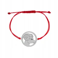 Bransoletki - Srebrna Bransoletka Znak Zodiaku BARAN GRAWER - miniaturka - grafika 1