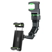 Uchwyty samochodowe do telefonów - XO Uchwyt samochodowy C107 czarny uniwersalny - miniaturka - grafika 1