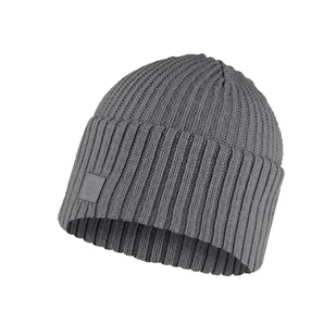 Czapka Buff Knitted Beanie Rutger grey mealnge - ONE SIZE - Czapki męskie - miniaturka - grafika 1