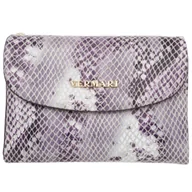 Portfele - Portfel damski Skórzany VerMari Vipera Fioletowy - miniaturka - grafika 1