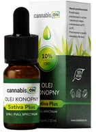 Suplementy naturalne - Cannabis ON, Olejek konopny CBD 10% Full Spectrum Certyfikat - miniaturka - grafika 1