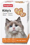 Suplementy i witaminy dla kotów - Beaphar Kittys Mix Przysmak Dla Kotów 180Szt. - miniaturka - grafika 1