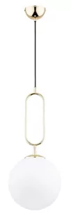 Vavil D250 lampa wisząca 1-punktowa złota/biała 61236 - Lampy sufitowe - miniaturka - grafika 1