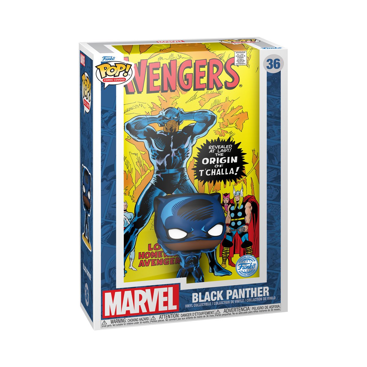 Funko POP! Comic Covers, figurka kolekcjonerska, Marvel, Black Panther, 36