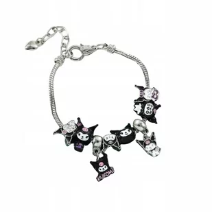BRANSOLETKA Z ZAWIESZKAMI HELLO KITTY KUROMI - Biżuteria dla dzieci - miniaturka - grafika 1