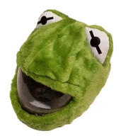 Kaski motocyklowe - Czapkokask, Zabawna nakładka na kask motocyklowy Żaba - miniaturka - grafika 1