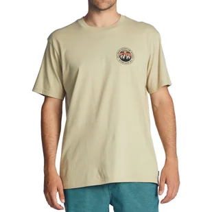 Męska Koszulka z krótkim rękawem BILLABONG SUN UP TEES ABYZT01728-TGR0 – Beżowy - Koszulki męskie - miniaturka - grafika 1