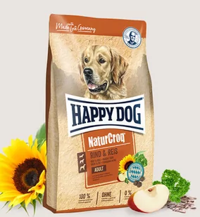 HAPPY DOG Natur- Croq wołowina i ryż 2x15kg - Sucha karma dla psów - miniaturka - grafika 1