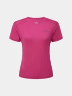 Koszulki sportowe damskie - RONHILL Koszulka do biegania damska TECH S/S TEE exuberance/classicblue - miniaturka - grafika 1
