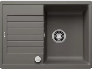 Zlewozmywak granitowy BLANCO Zia 45 S Compact Silgranit Wulkaniczny szary 527379 - Zlewozmywaki - miniaturka - grafika 1
