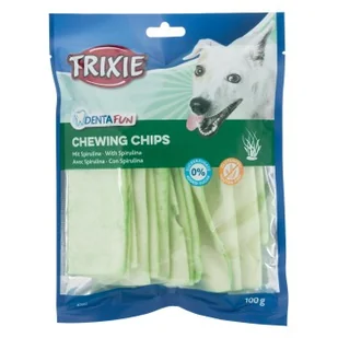 Trixie Denta Fun Spirulina Chewing Chips 6 x 100 g - Przysmaki dla psów - miniaturka - grafika 1