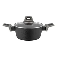 Garnki - Garnek aluminiowy Japandi z pokrywką 20 cm 1,9 l - miniaturka - grafika 1