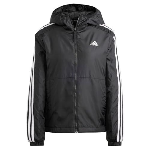 adidas Damska kurtka z kapturem Essentials 3S, czarna, Czarny, S