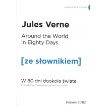 Wydawnictwo Ze słownikiem W 80 dni dookoła świata wersja angielska z podręcznym słownikiem - Juliusz Verne - Książki do nauki języka angielskiego - miniaturka - grafika 1