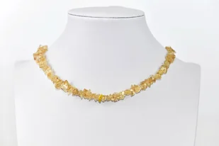 Naszyjnik Choker Cytryn Kamień naturalny - Naszyjniki - miniaturka - grafika 1