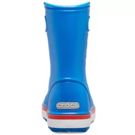 Kalosze damskie - Crocs kalosze dla dzieci Crocband Rain Boot Kids niebieskie 205827 4KD - miniaturka - grafika 1