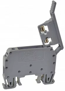 Geberit onka elektrik uniwersalna śrubowa z bezpiecznikiem szklanym MRK-S 6mm2 szara - Kostki, złączki, wtyczki - miniaturka - grafika 1
