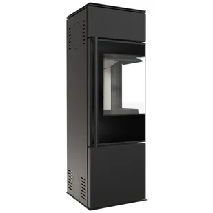 Piec stalowy REN/S prawy fi 150 7 kW z domykaniem - Piece wolnostojące - miniaturka - grafika 1