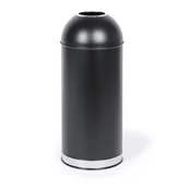 Wyposażenie miejsc publicznych - Kosz na śmieci, 65 l, czarny - miniaturka - grafika 1