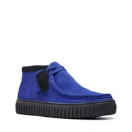 Botki męskie - Clarks Torhill Hi [cobalt suede] - rozmiar 42 - miniaturka - grafika 1