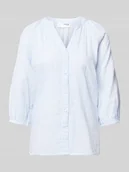 Bluzki damskie - Bluzka o kroju regular fit z dekoltem w serek model ‘ALBERTA’ - miniaturka - grafika 1