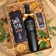 Zestawy upominkowe - Zestaw Życzenia Świętego Spokoju Z Winem Bezalkoholowym - miniaturka - grafika 1