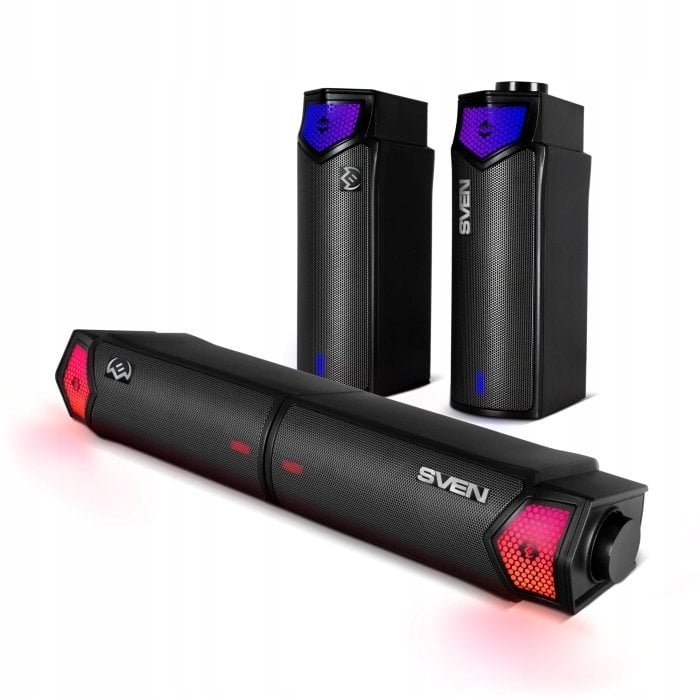 Głośniki komputerowe Sven Soundbar Mini SB-G1450, czarny USB, RGB