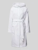 Szlafroki damskie - Szlafrok z nakładanymi kieszeniami - miniaturka - grafika 1