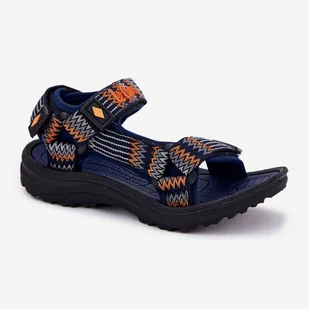 Dziecięce Sandałki Lee Cooper LCW-25-34-3571K Granatowe niebieskie - Buty dla dziewczynek - miniaturka - grafika 1
