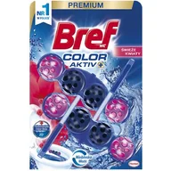 Środki do WC - Bref Blue Active Kulki do WC Fresh Flowers 2 x 50 g - miniaturka - grafika 1