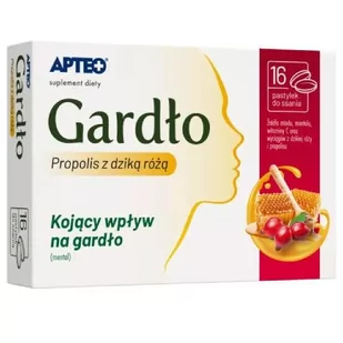Synoptis GARDŁO PROPOLIS PLUS 16 pastylek - Przeziębienie i grypa - miniaturka - grafika 1