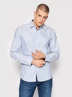 Koszule męskie - Selected Homme Koszula New Mark 16058640 Biały Slim Fit - grafika 1