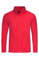 Bluzy męskie - Bluza Polarowa Polar Męski ACTIVE FLEECE JAKOŚĆ STEDMAN 5030 CZERWONY M - miniaturka - grafika 1