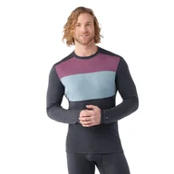 Pozostała odzież narciarska - Longsleeve męski Smartwool Thermal Merino Baselayer Colorblock Crew Boxed - miniaturka - grafika 1