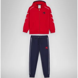 Zestaw dresowy dziecięcy DIADORA JU.HD FZ TRACKSUIT CUBIC - Bluzy dla dziewczynek - miniaturka - grafika 6