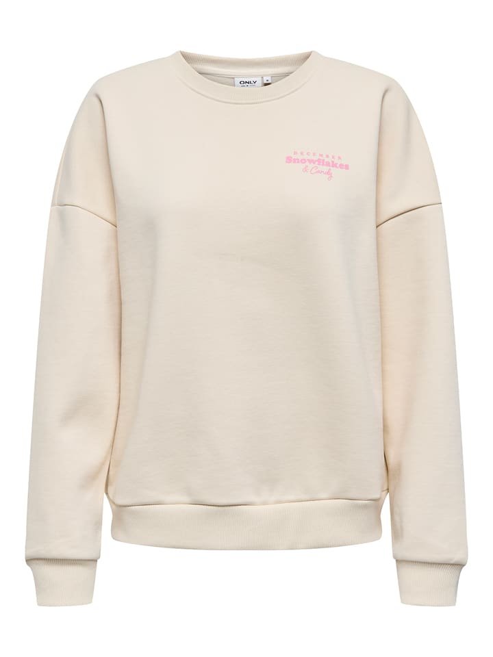 ONLY Bluza w kolorze kremowym