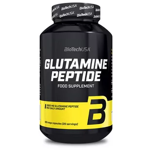 BioTech USA Glutamine Peptide 180caps - Aminokwasy - miniaturka - grafika 1