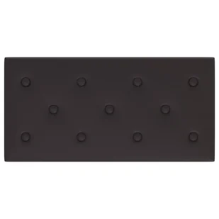 vidaXL Panele ścienne, 12 szt., czarne, 60x30 cm, sztuczna skóra 343988 - Panele ścienne i boazeria - miniaturka - grafika 6