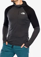 Bluzy sportowe męskie - Bluza z kapturem The North Face Bolt Polartec Pull On - asphalt grey/black - miniaturka - grafika 1
