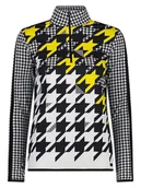 Bluzy damskie - CMP Bluza polarowa w kolorze czarno-biało-żółtym - miniaturka - grafika 1