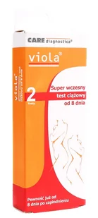 Viola Test ciążowy Super wczesny, 2 sztuki /Farmabol/ - Testy ciążowe i diagnostyczne - miniaturka - grafika 1